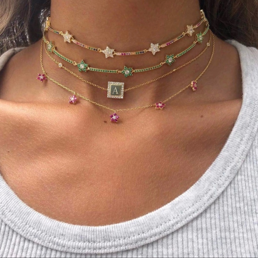 ⭐️🌈Rainbow star necklace🌈⭐️